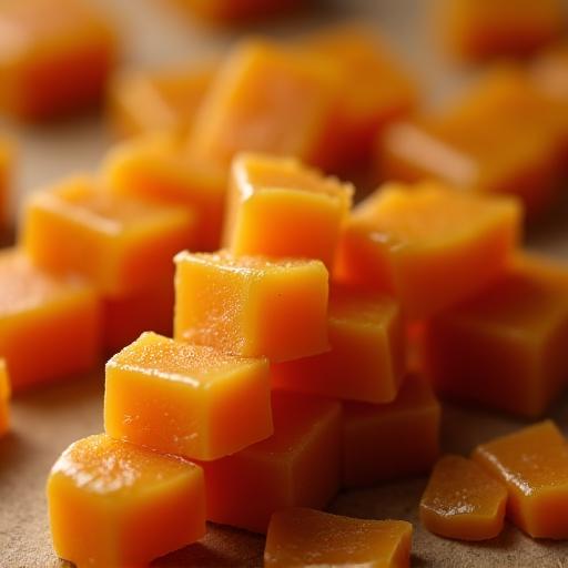 Gula Melaka infused caramel candies